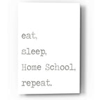 Epic Art 'Home School, Repeat' by Lauren Rader, Acrylic Glass Wall Art