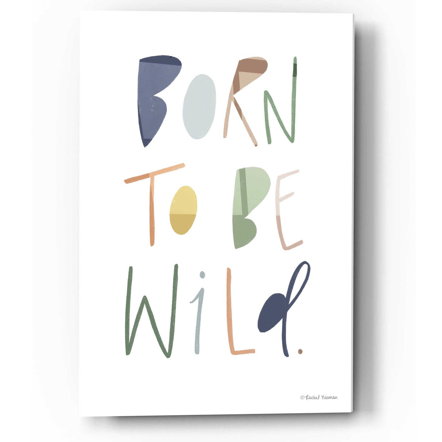 Epic Art 'Born to be Wild' by Rachel Nieman, Acrylic Glass Wall Art,12x16