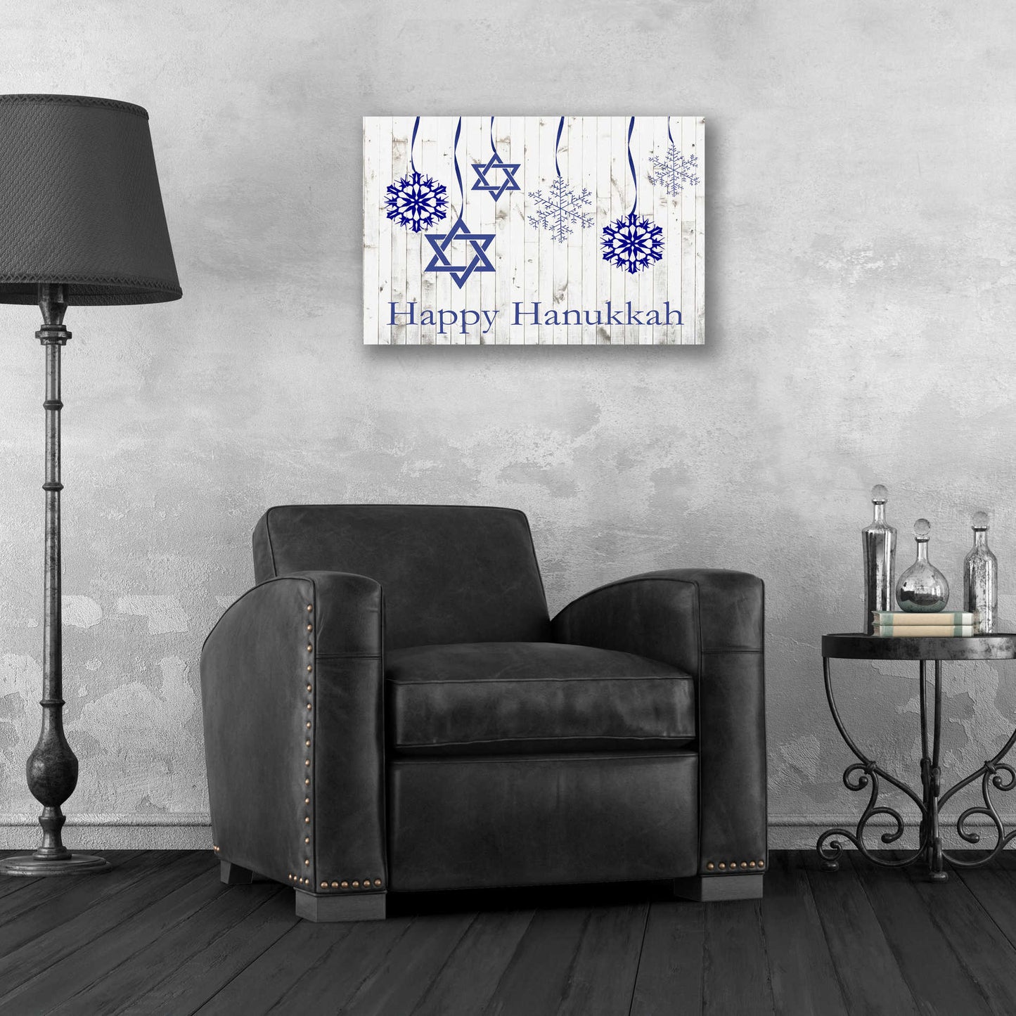 Epic Art 'Punny Hanukkah Collection A' by Alicia Ludwig, Acrylic Glass Wall Art,24x16