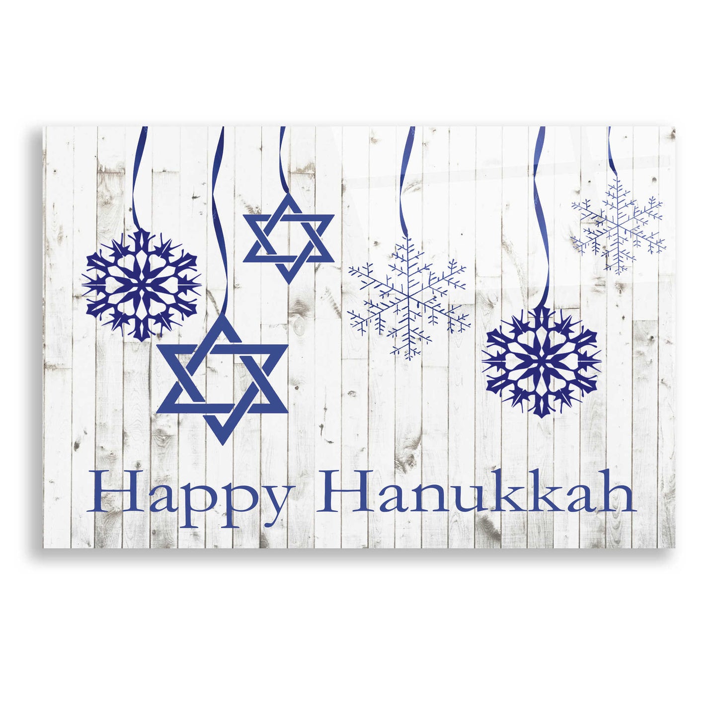 Epic Art 'Punny Hanukkah Collection A' by Alicia Ludwig, Acrylic Glass Wall Art,24x16