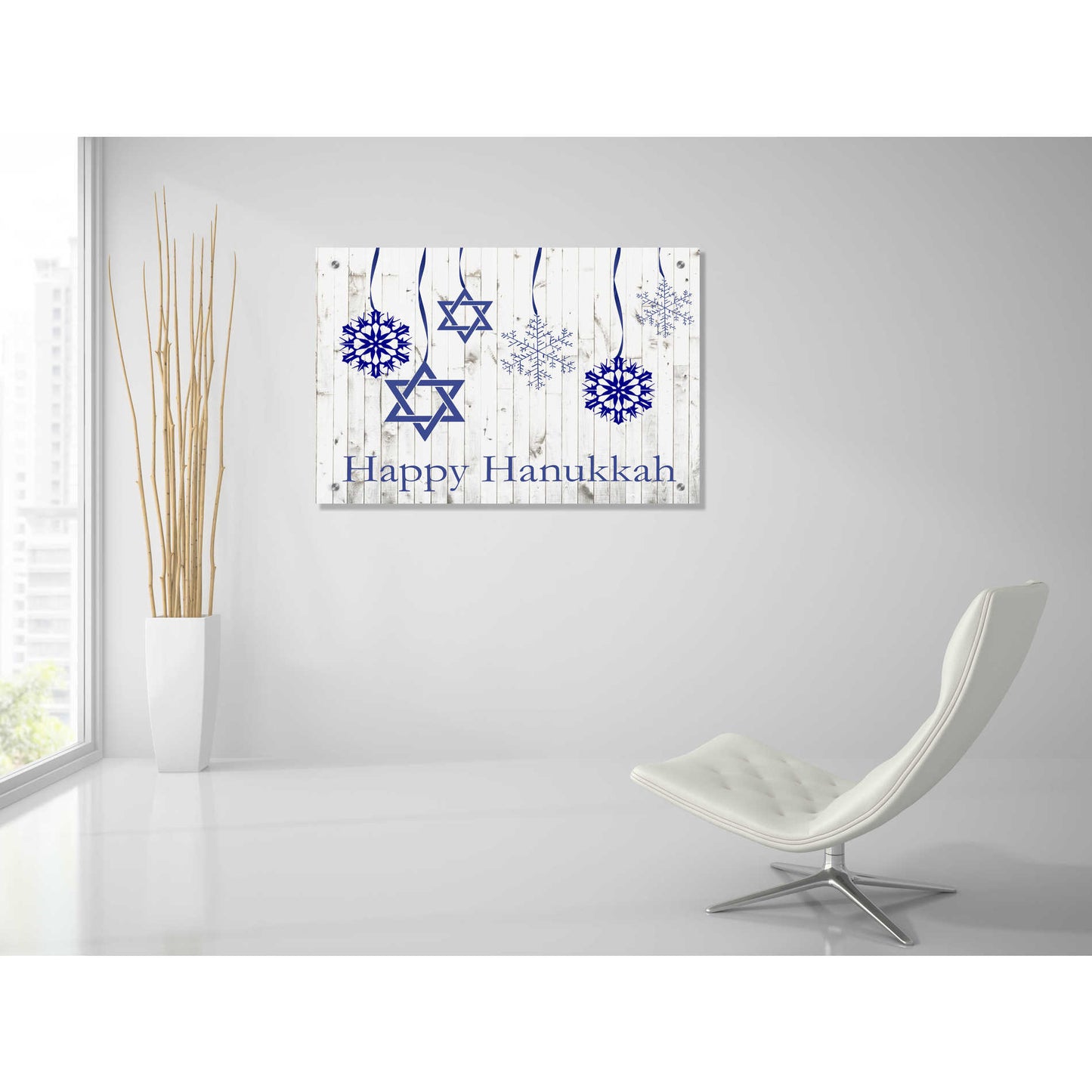 Epic Art 'Punny Hanukkah Collection A' by Alicia Ludwig, Acrylic Glass Wall Art,36x24