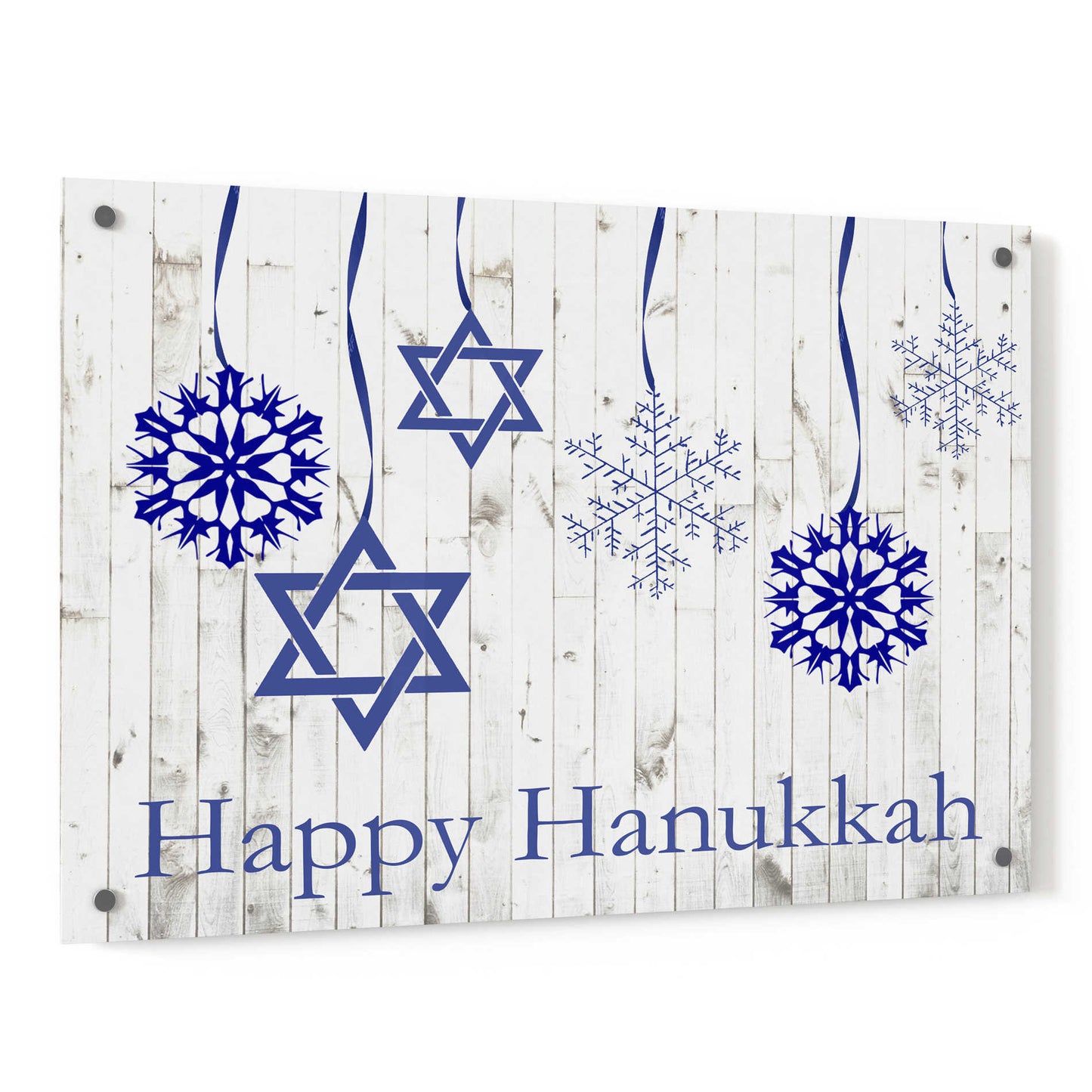 Epic Art 'Punny Hanukkah Collection A' by Alicia Ludwig, Acrylic Glass Wall Art,36x24