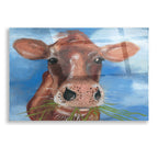 Epic Art 'Morning Chew I' by Alicia Ludwig, Acrylic Glass Wall Art