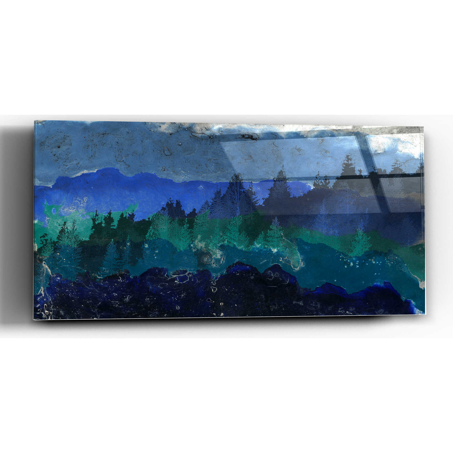 Epic Art 'Appalachian Trail I' by Alicia Ludwig, Acrylic Glass Wall Art,24x12
