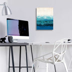 Epic Art 'Sapphire Cove II' by Alicia Ludwig, Acrylic Glass Wall Art,12x16