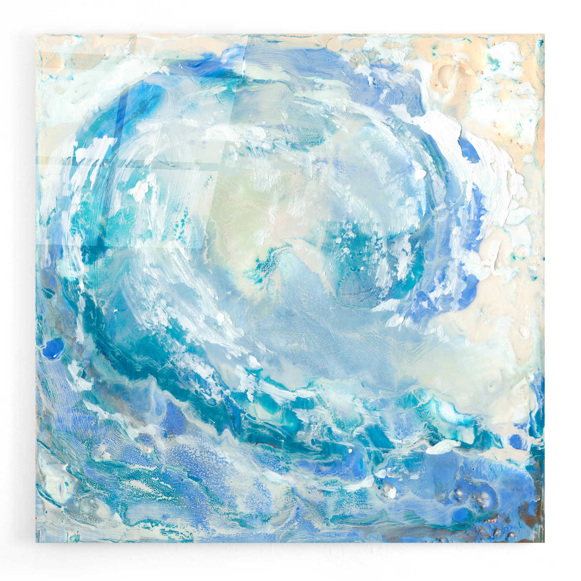 Epic Art 'Waikiki I' by Alicia Ludwig, Acrylic Glass Wall Art,12x12