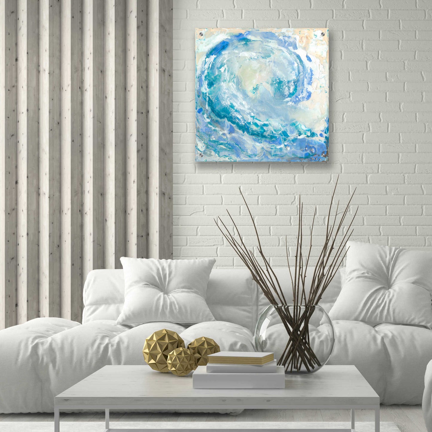 Epic Art 'Waikiki I' by Alicia Ludwig, Acrylic Glass Wall Art,24x24