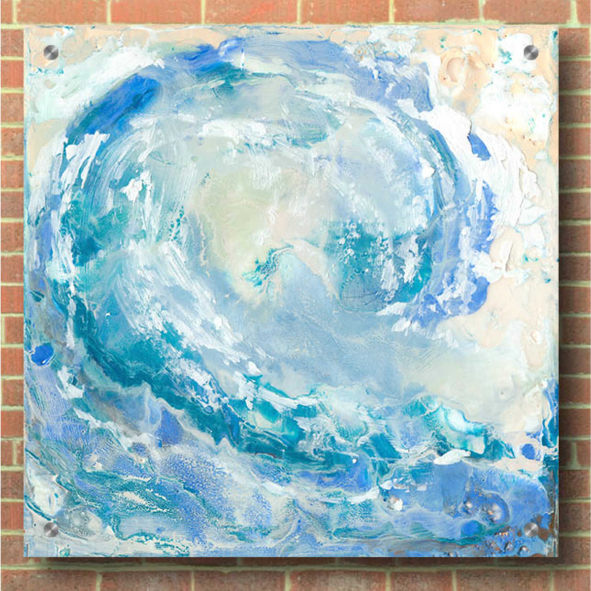 Epic Art 'Waikiki I' by Alicia Ludwig, Acrylic Glass Wall Art,36x36