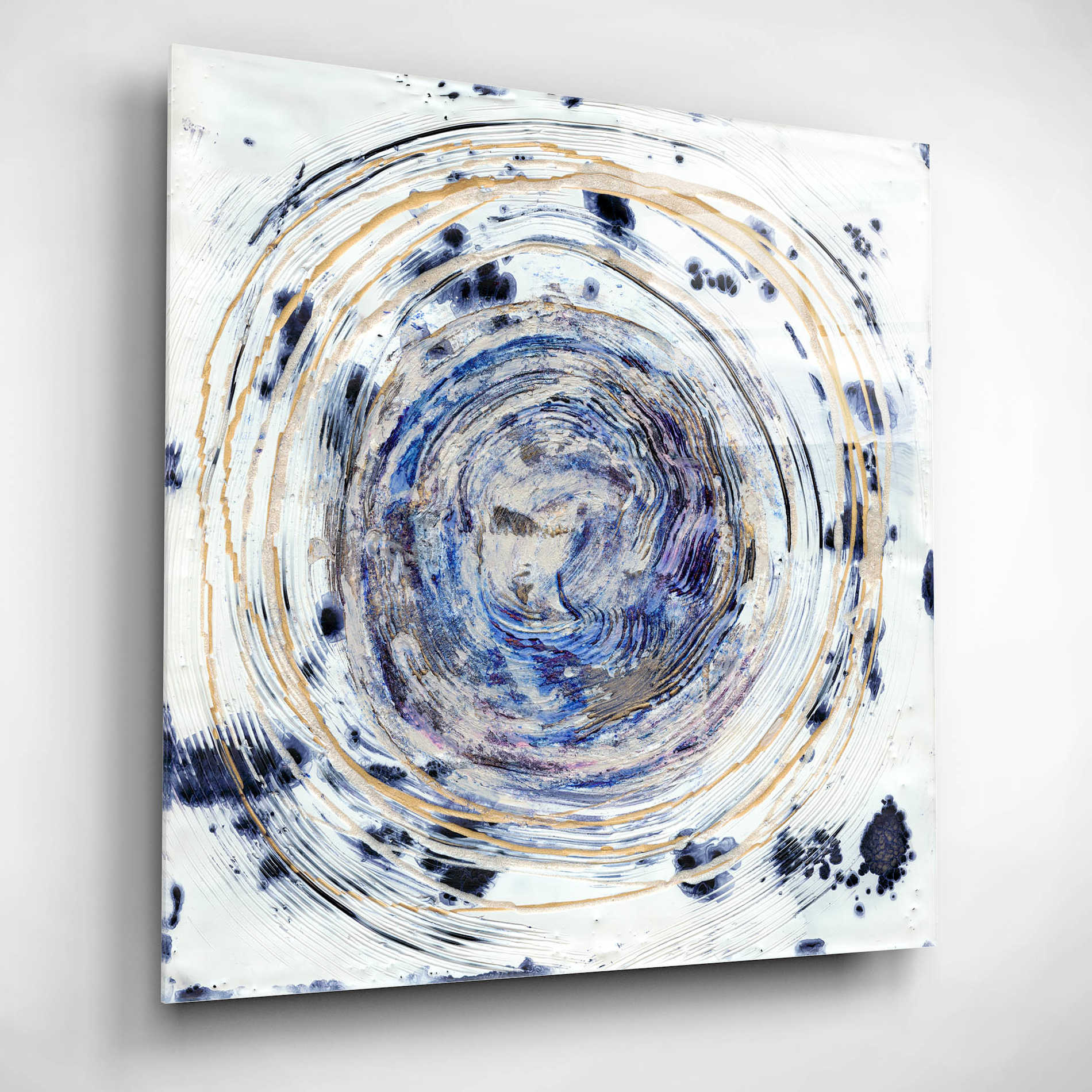 Epic Art 'Whorl I' by Alicia Ludwig, Acrylic Glass Wall Art,12x12