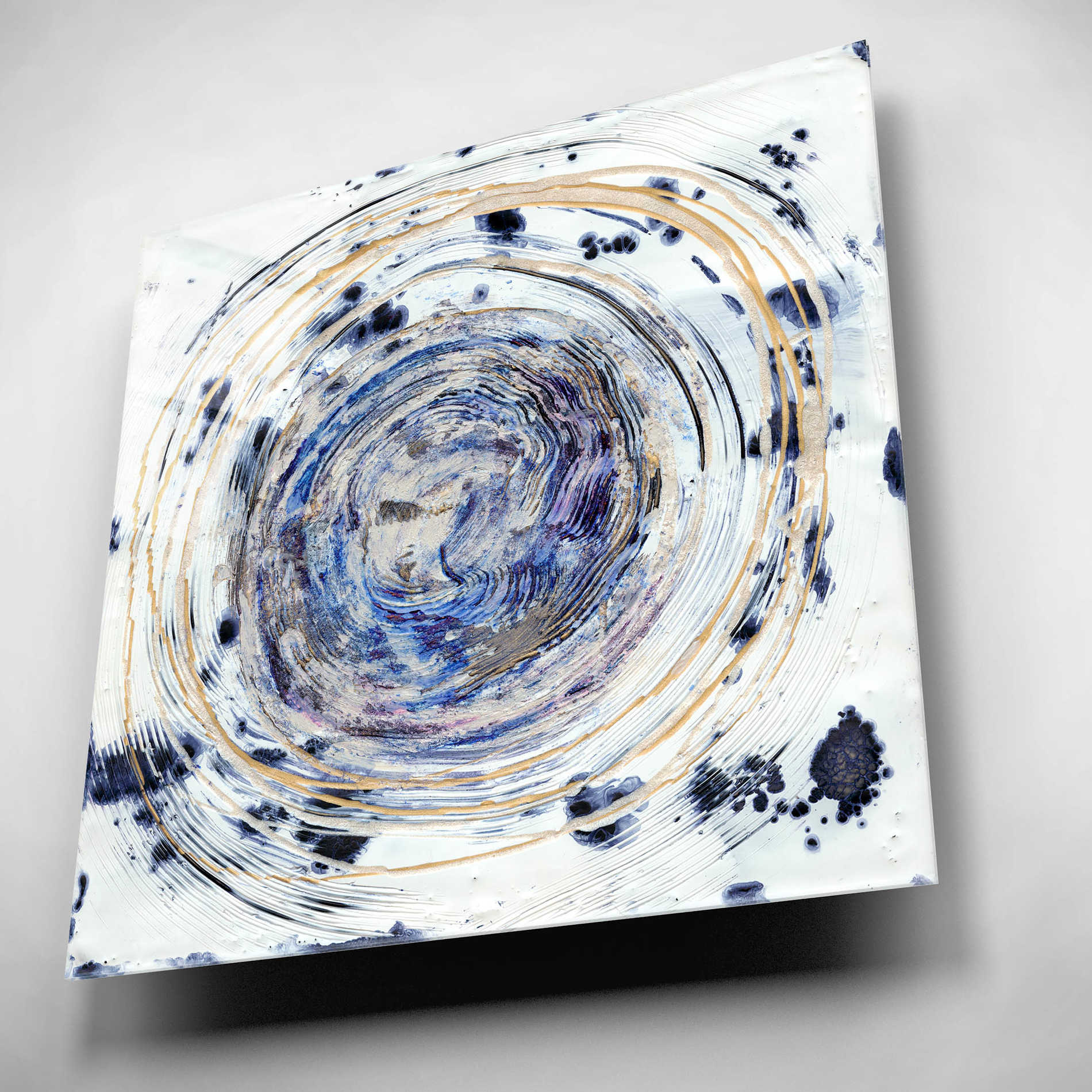 Epic Art 'Whorl I' by Alicia Ludwig, Acrylic Glass Wall Art,12x12