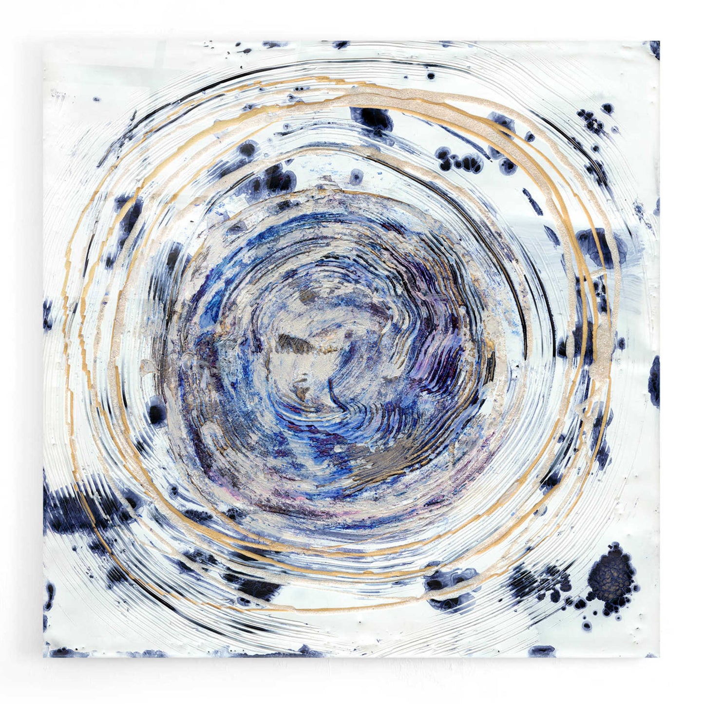 Epic Art 'Whorl I' by Alicia Ludwig, Acrylic Glass Wall Art,12x12