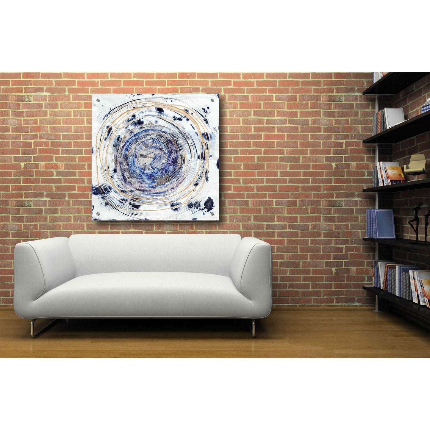 Epic Art 'Whorl I' by Alicia Ludwig, Acrylic Glass Wall Art,36x36