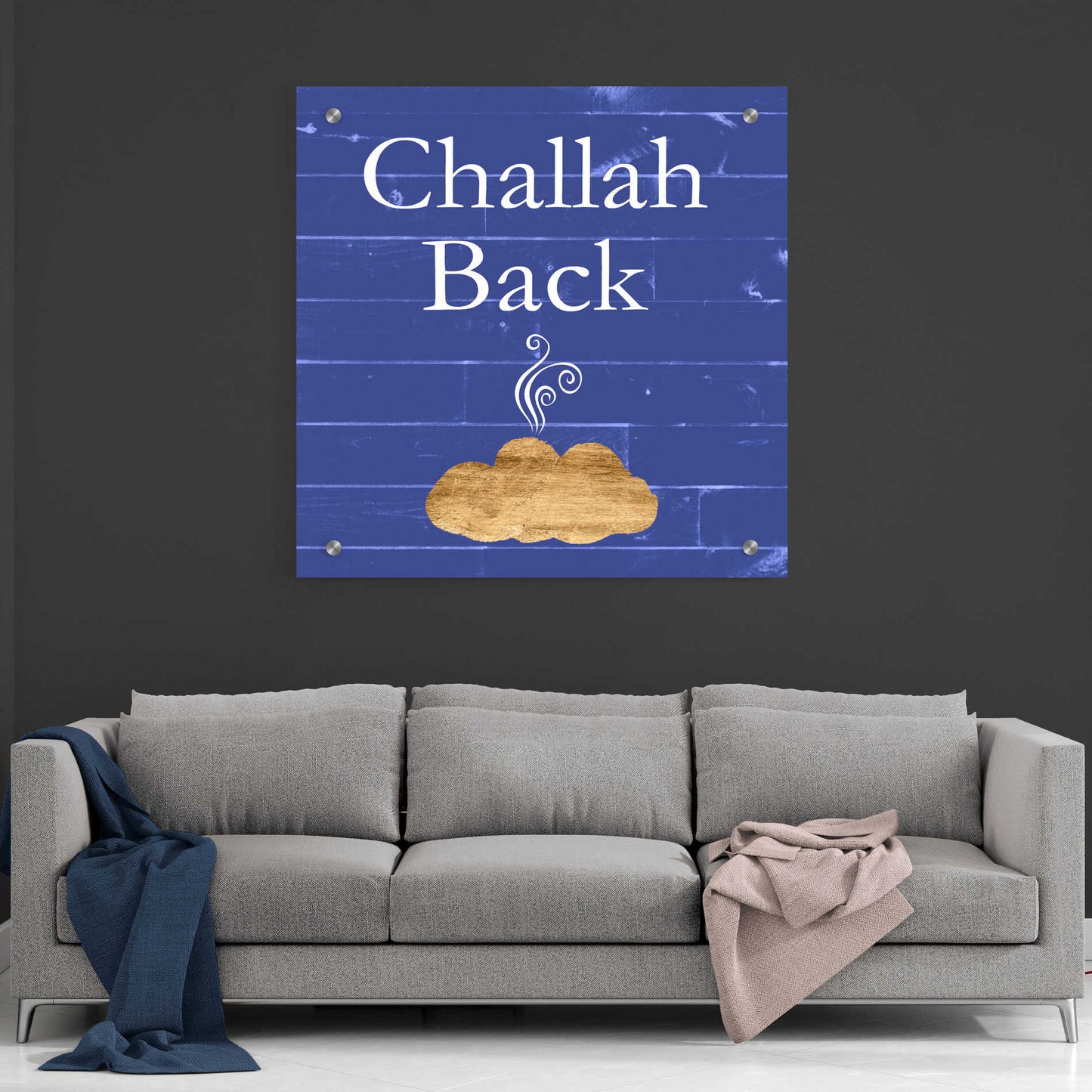 Epic Art 'Punny Hanukkah Collection C' by Alicia Ludwig, Acrylic Glass Wall Art,36x36