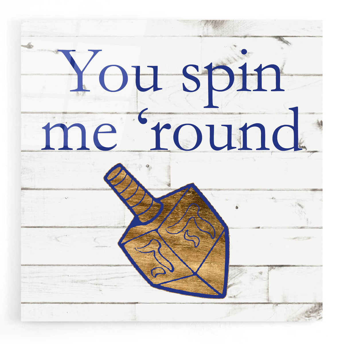 Epic Art 'Punny Hanukkah Collection D' by Alicia Ludwig, Acrylic Glass Wall Art
