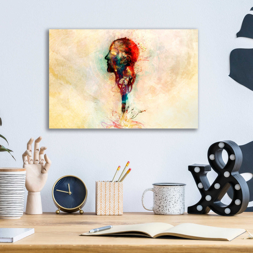 Epic Art 'Leader' by Mario Sanchez Nevado, Acrylic Glass Wall Art,16x12