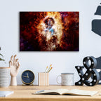 Epic Art 'The Gamer' by Mario Sanchez Nevado, Acrylic Glass Wall Art,16x12