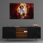Epic Art 'The Gamer' by Mario Sanchez Nevado, Acrylic Glass Wall Art,36x24