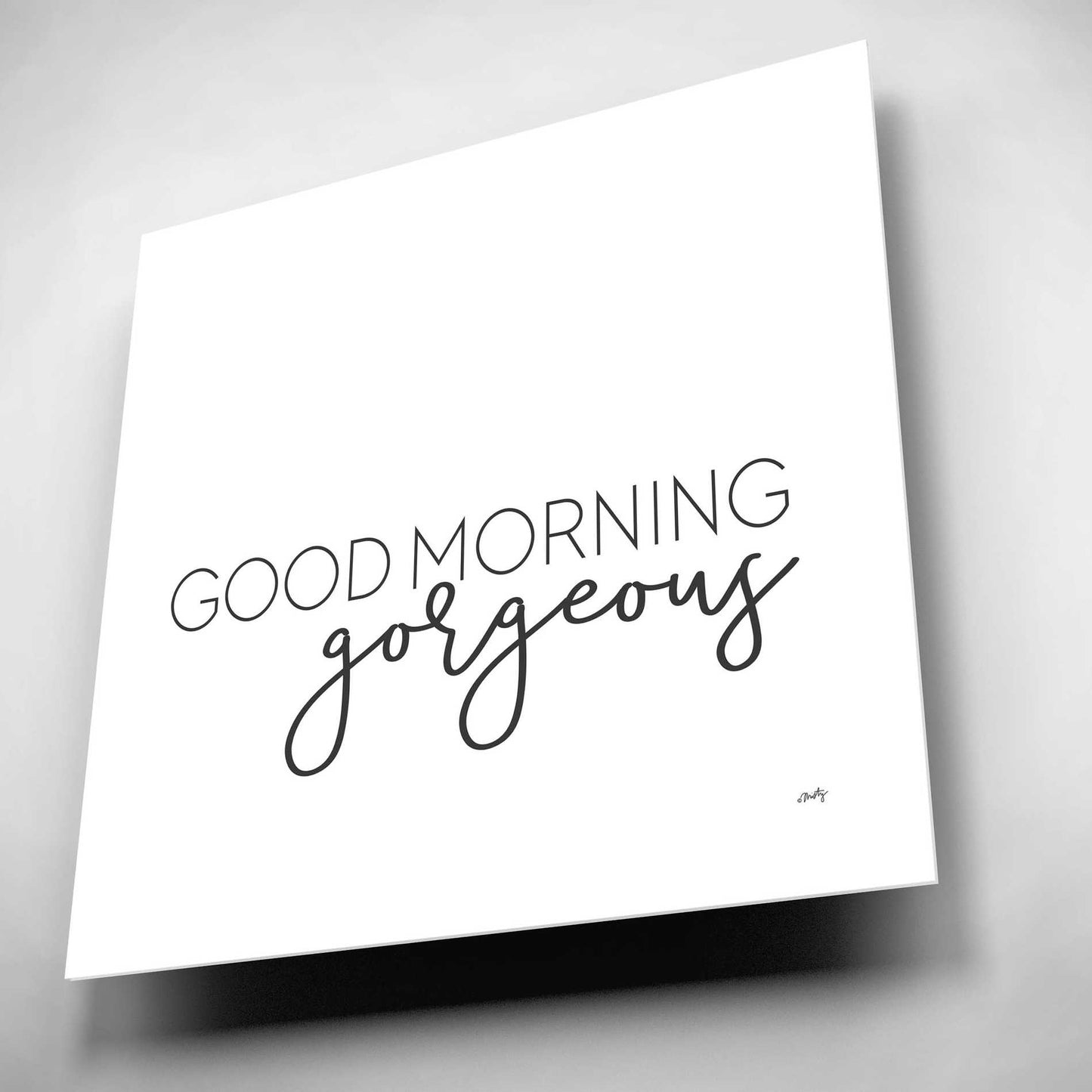 Epic Art 'Good Morning Gorgeous' by Misty Michelle, Acrylic Glass Wall Art,12x12