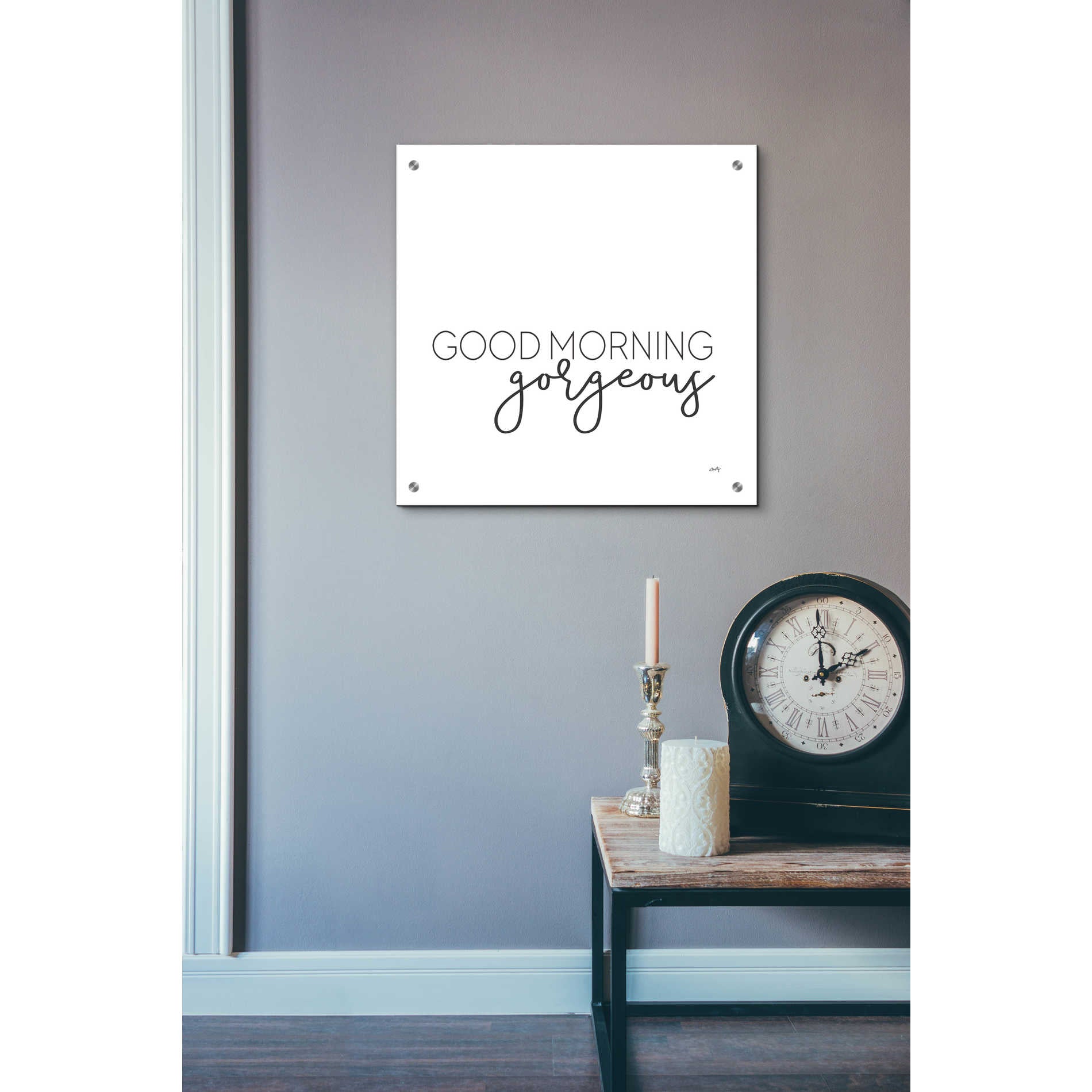 Epic Art 'Good Morning Gorgeous' by Misty Michelle, Acrylic Glass Wall Art,24x24