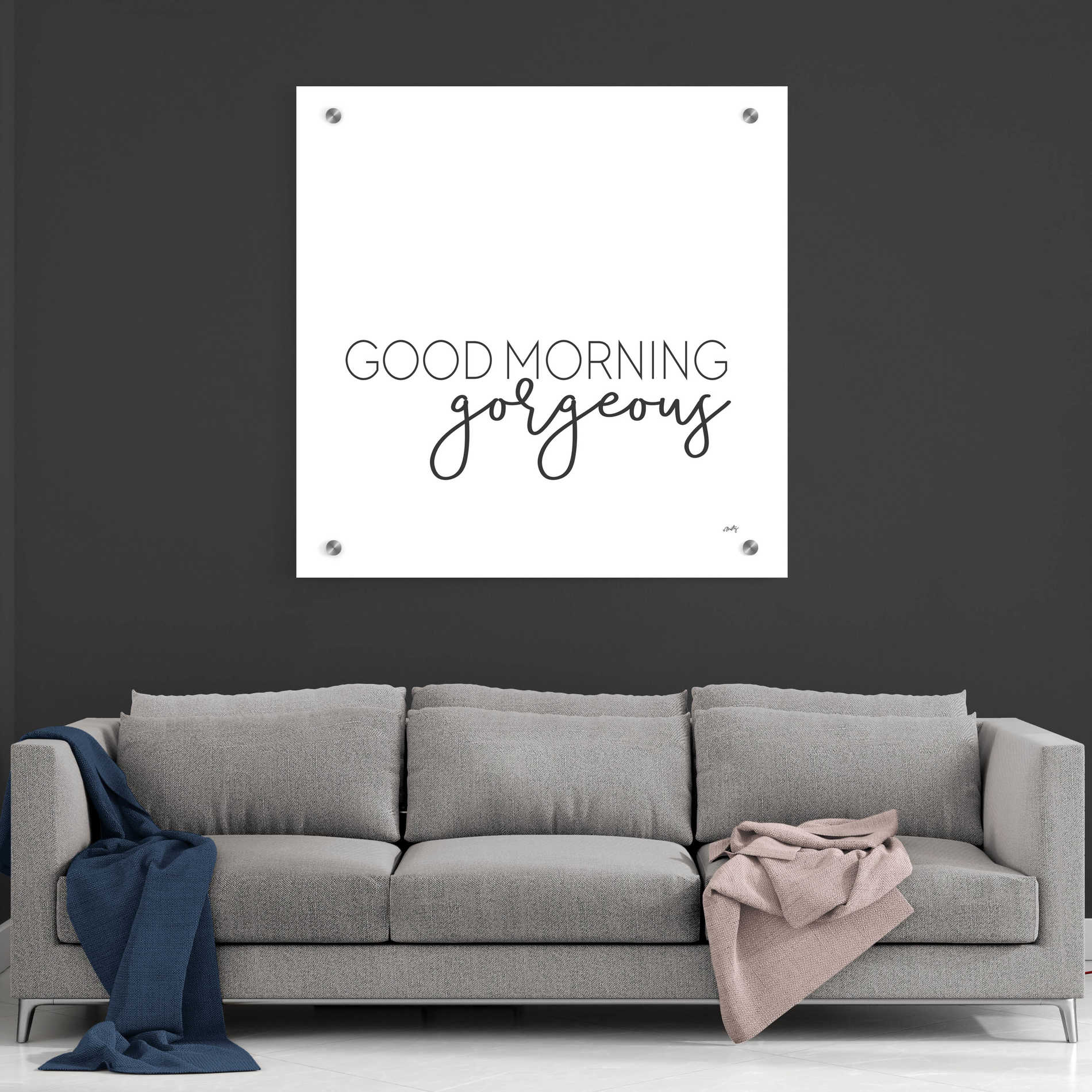 Epic Art 'Good Morning Gorgeous' by Misty Michelle, Acrylic Glass Wall Art,36x36