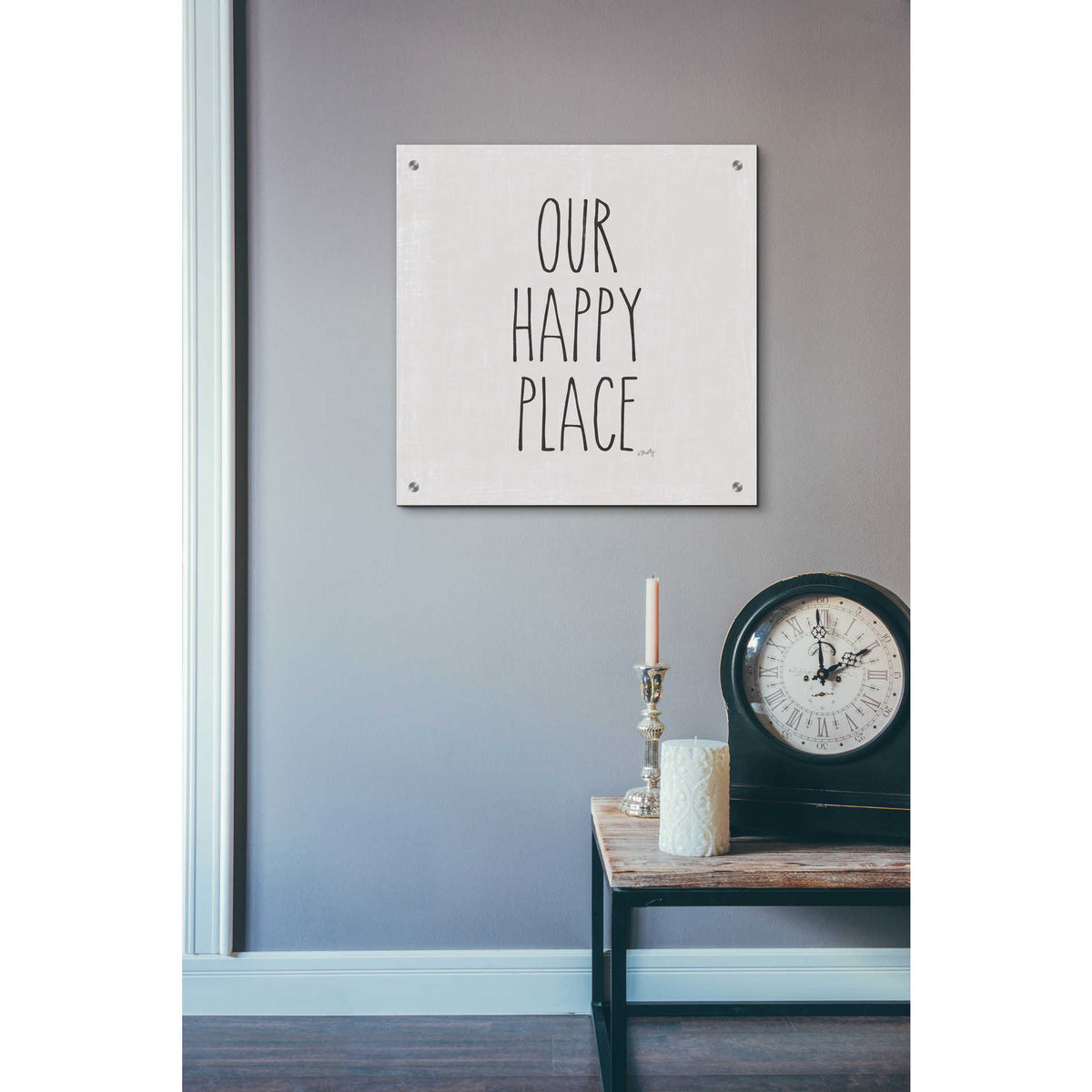 Epic Art 'Our Happy Place' by Misty Michelle, Acrylic Glass Wall Art,24x24