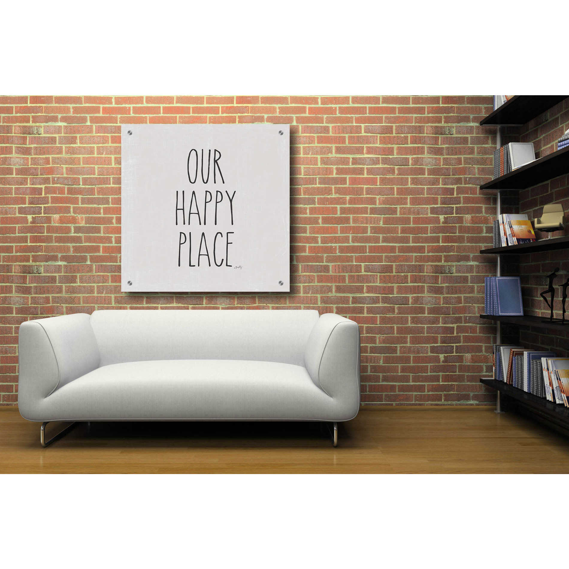 Epic Art 'Our Happy Place' by Misty Michelle, Acrylic Glass Wall Art,36x36