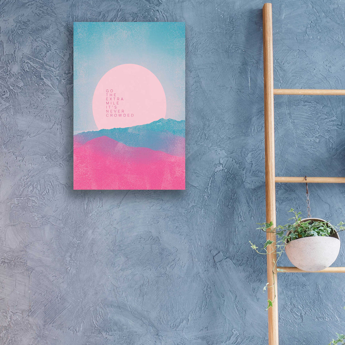 Epic Art 'Go the Extra Mile II' by Misty Michelle, Acrylic Glass Wall Art,16x24