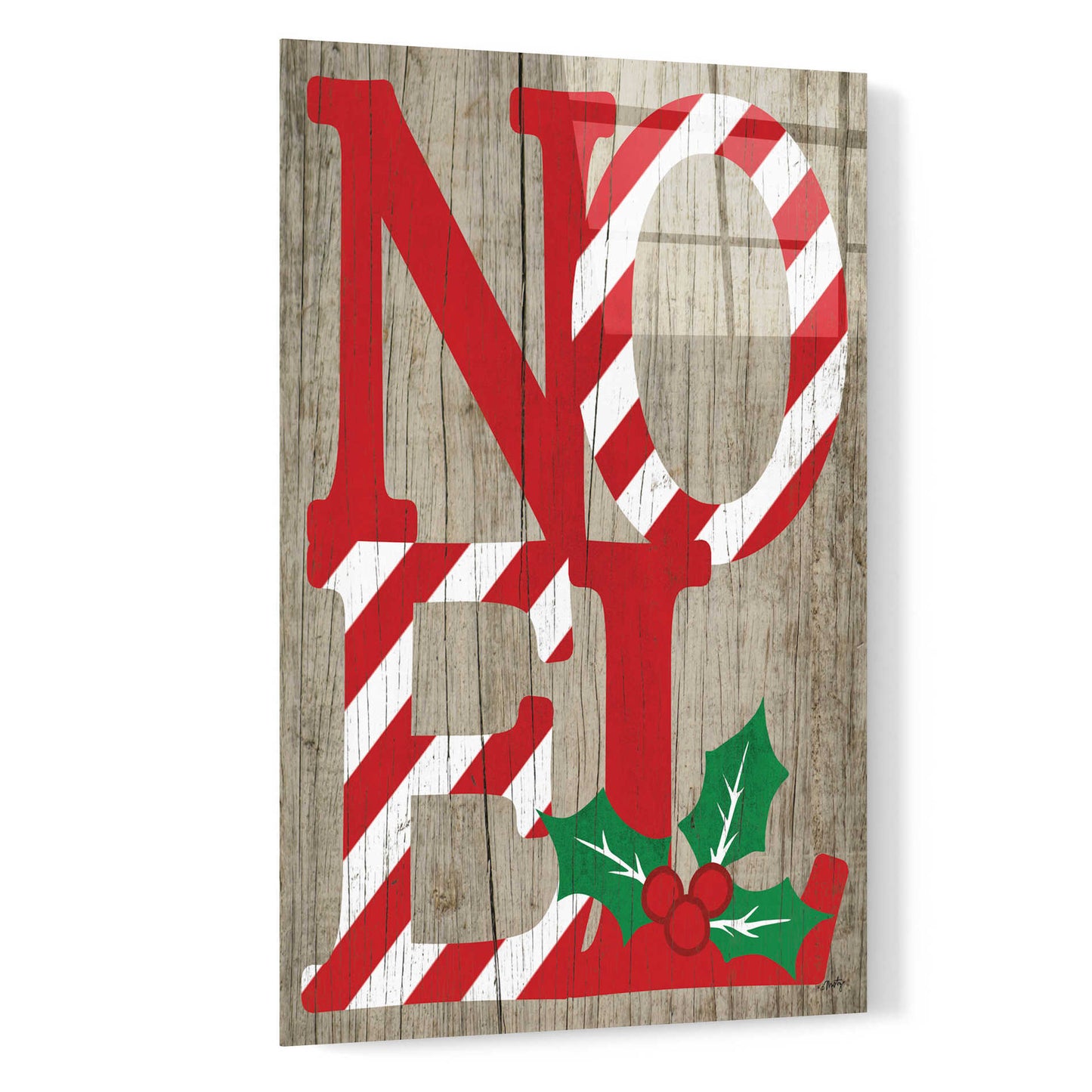 Epic Art 'Noel' by Misty Michelle, Acrylic Glass Wall Art,16x24