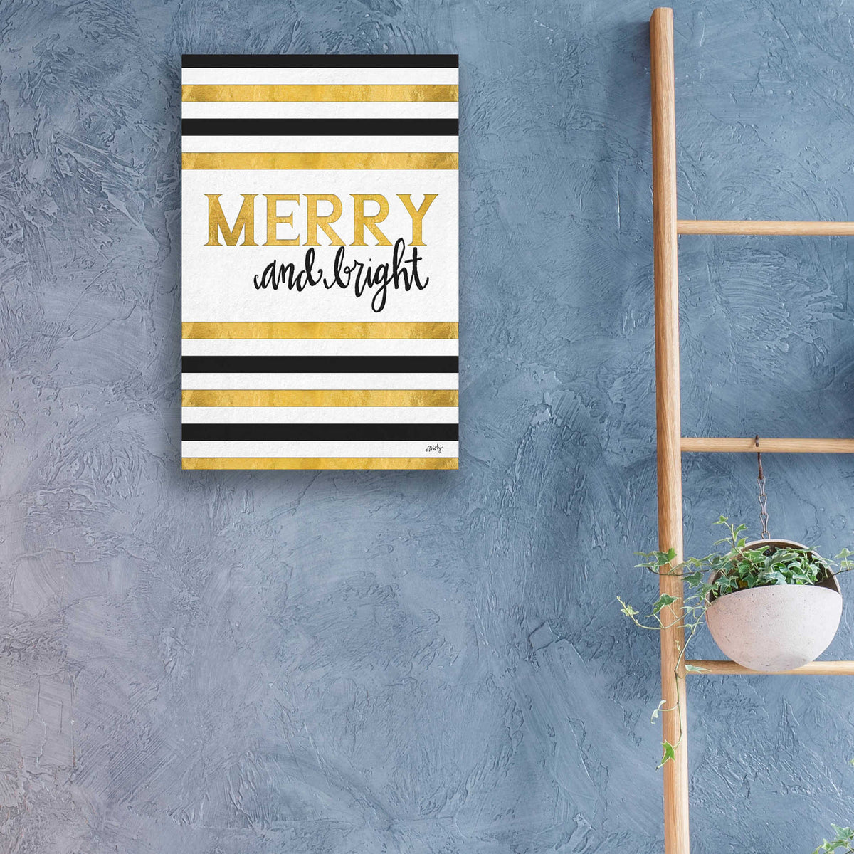 Epic Art 'Merry and Bright' by Misty Michelle, Acrylic Glass Wall Art,16x24