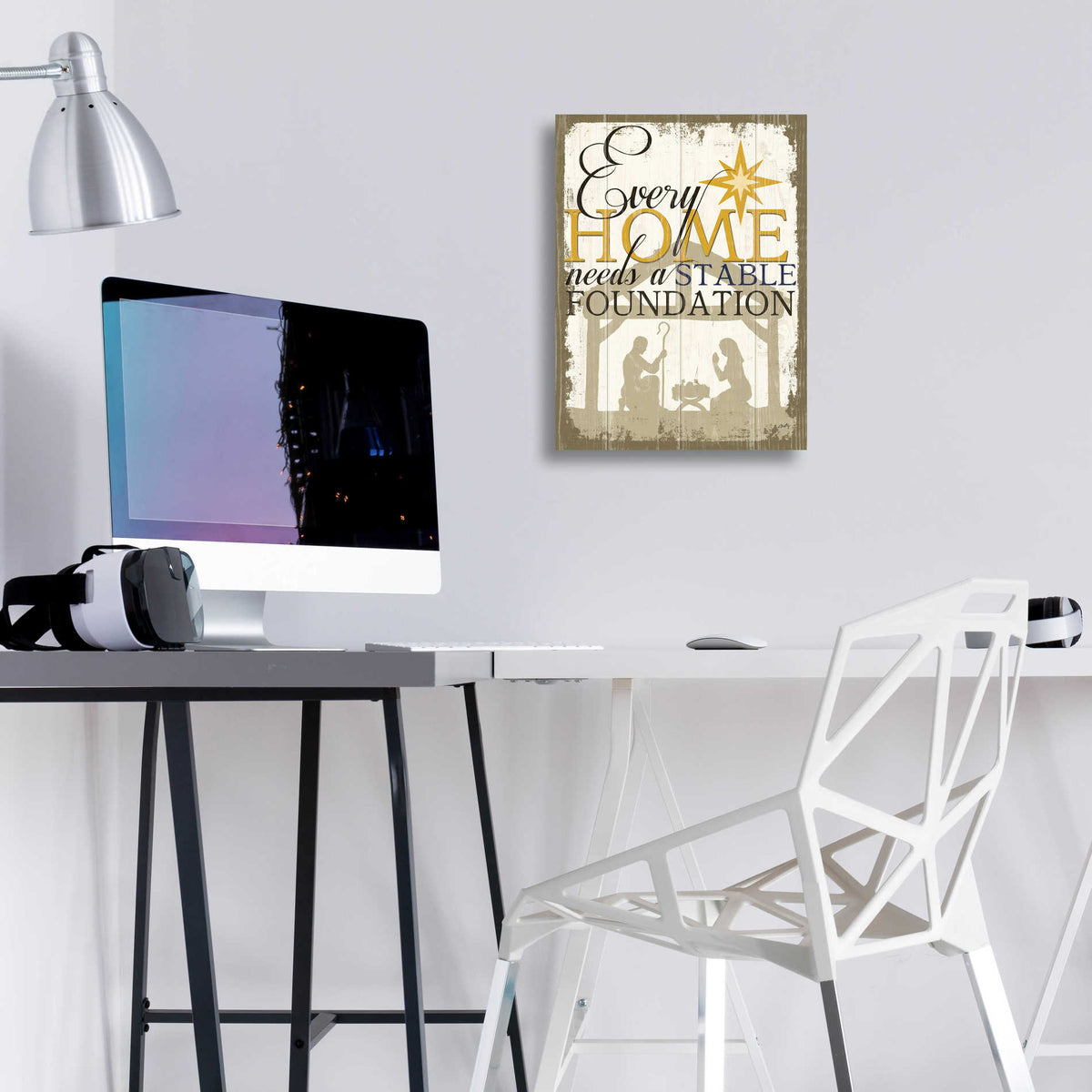 Epic Art 'Stable Foundation' by Misty Michelle, Acrylic Glass Wall Art,12x16