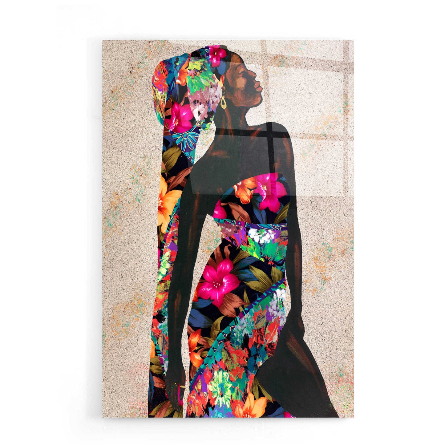 Epic Art 'Woman Strong I' by Alonzo Saunders, Acrylic Glass Wall Art,16x24