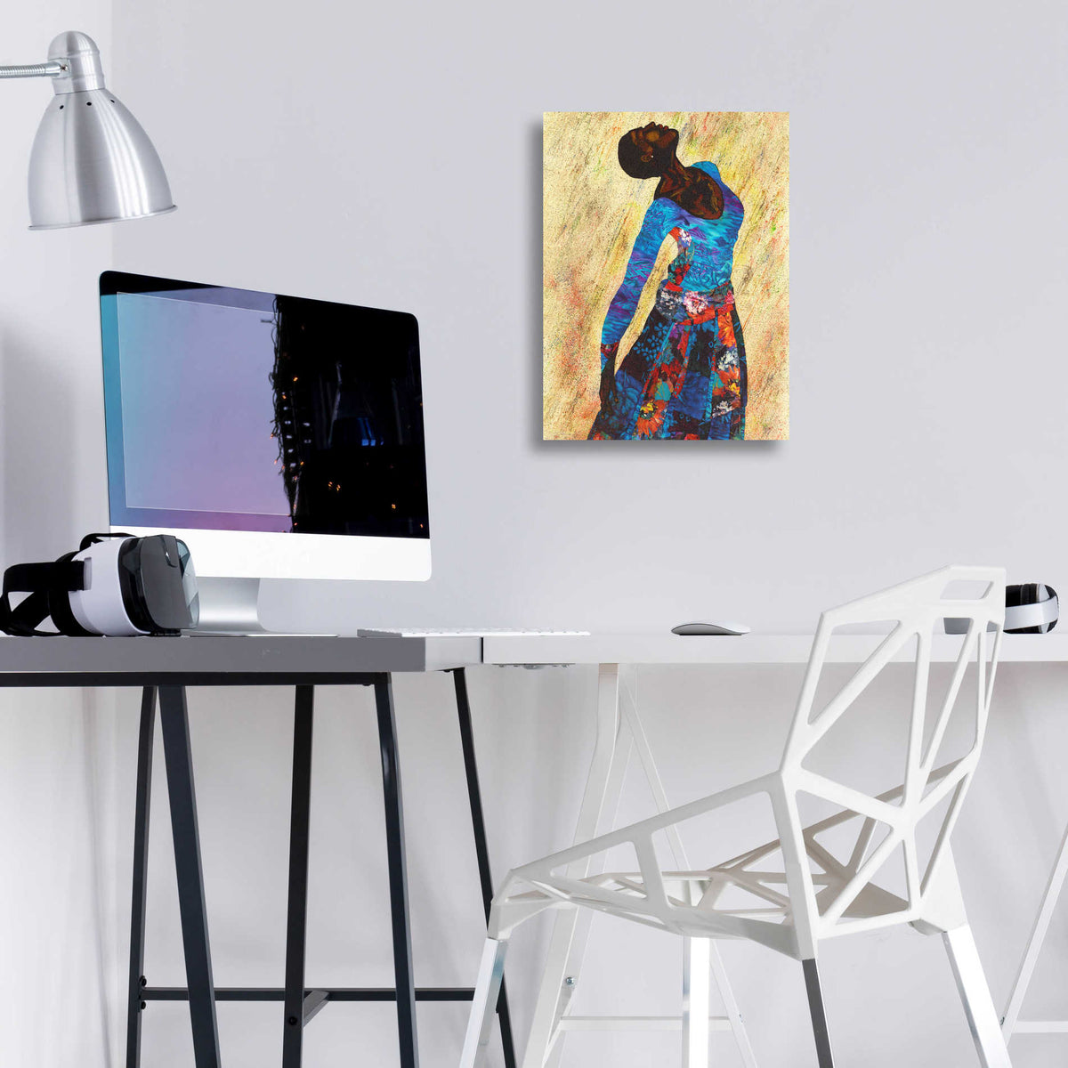 Epic Art 'Woman Strong IV' by Alonzo Saunders, Acrylic Glass Wall Art,12x16