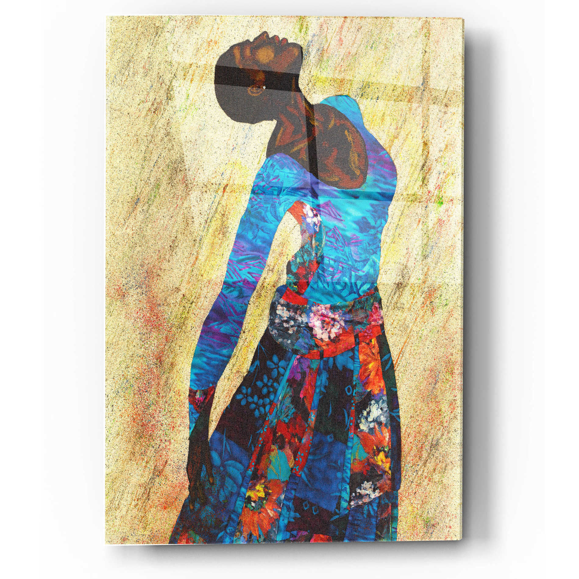 Epic Art 'Woman Strong IV' by Alonzo Saunders, Acrylic Glass Wall Art,12x16