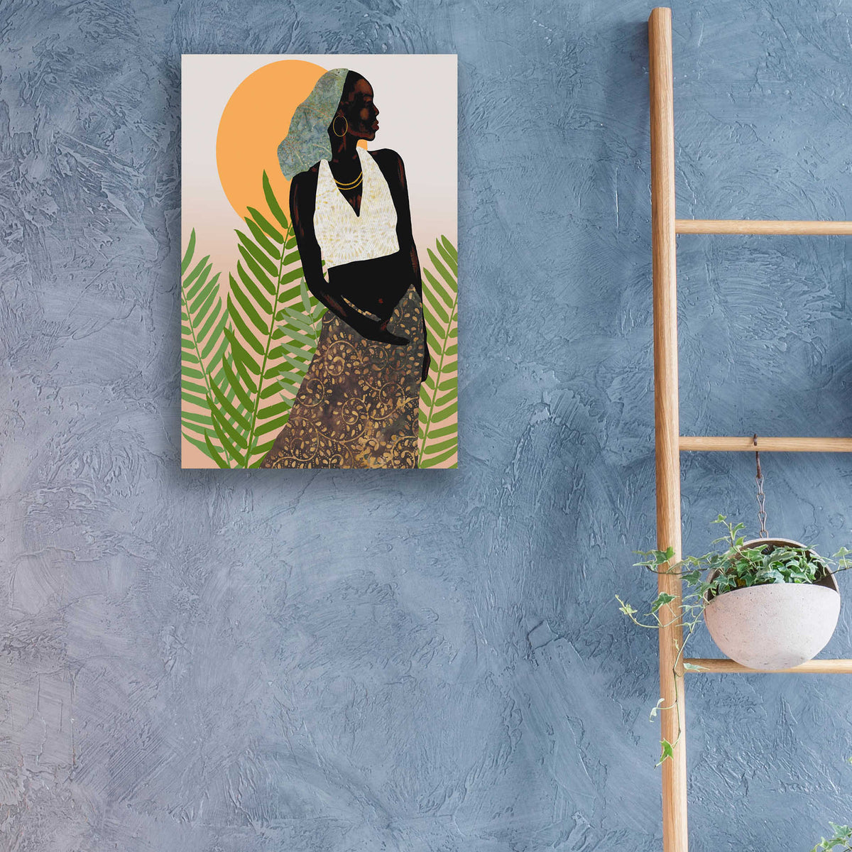 Epic Art 'Her Grace' by Alonzo Saunders, Acrylic Glass Wall Art,16x24