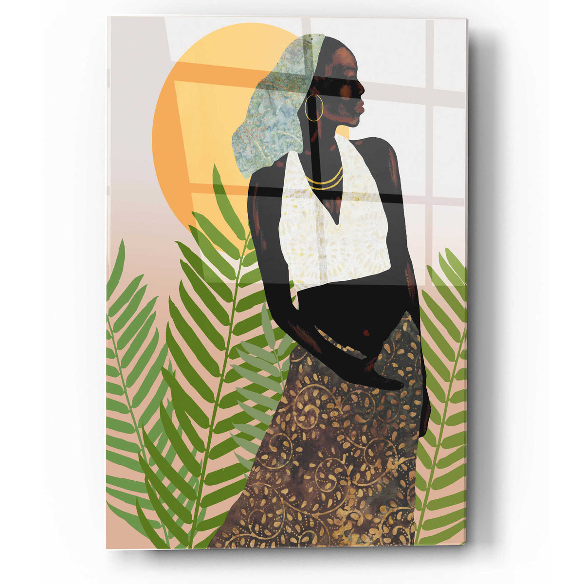 Epic Art 'Her Grace' by Alonzo Saunders, Acrylic Glass Wall Art