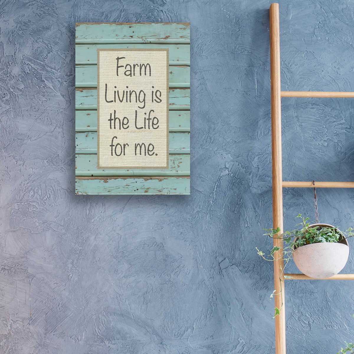 Epic Art 'Farm Sentiment II' by Alonzo Saunders, Acrylic Glass Wall Art,16x24