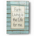 Epic Art 'Farm Sentiment II' by Alonzo Saunders, Acrylic Glass Wall Art