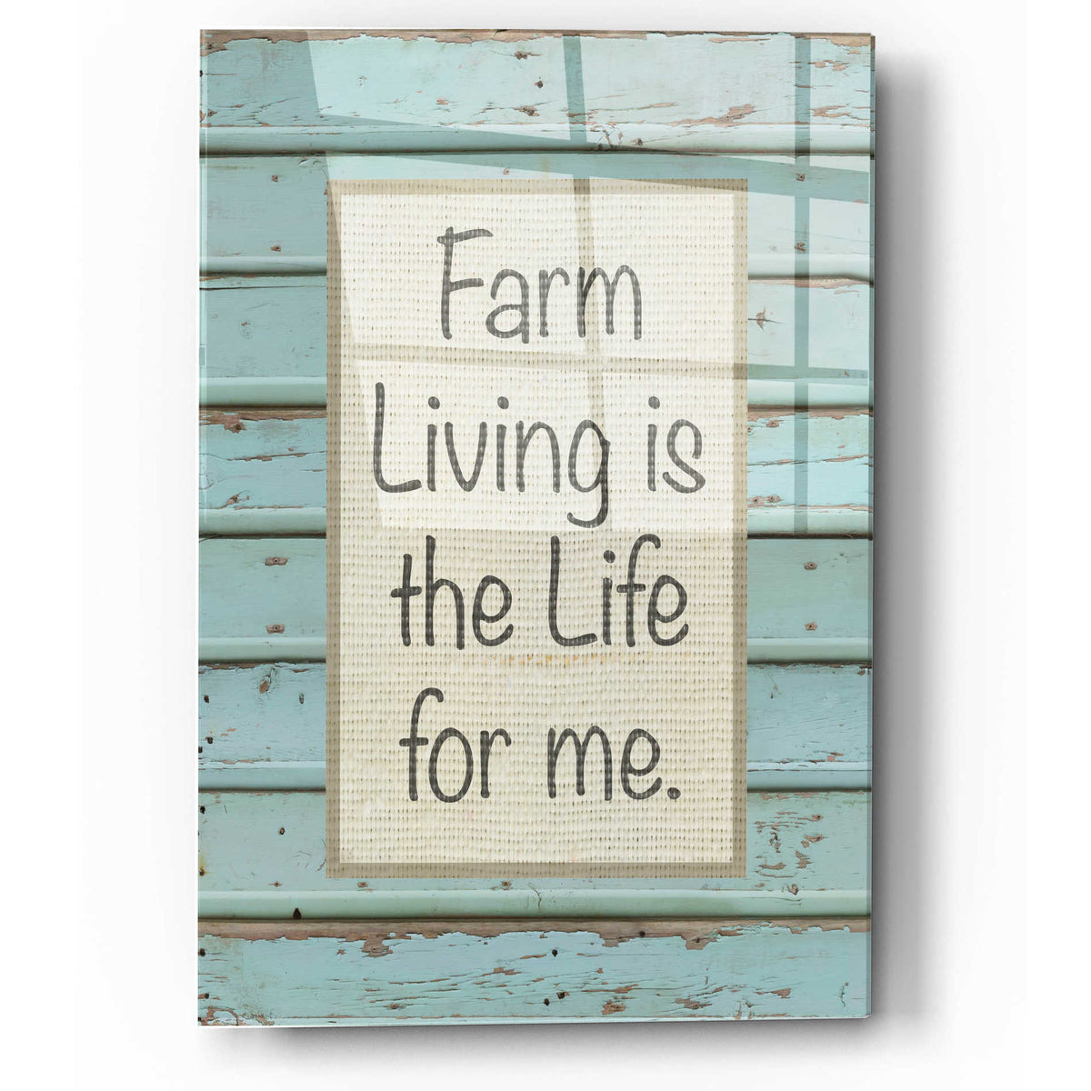 Epic Art 'Farm Sentiment II' by Alonzo Saunders, Acrylic Glass Wall Art