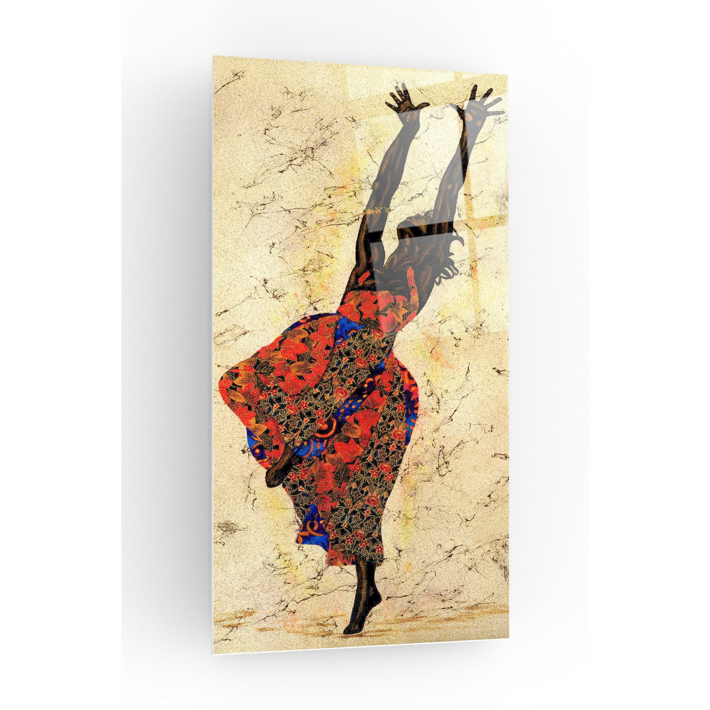 Epic Art 'Her Freedom' by Alonzo Saunders, Acrylic Glass Wall Art,24x48