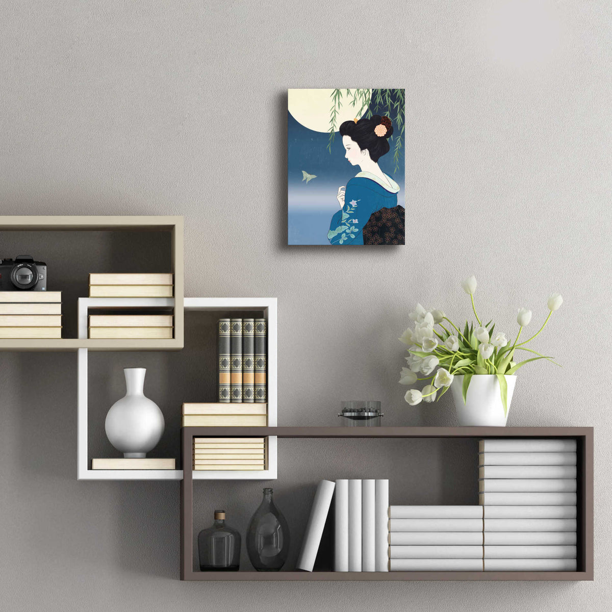 Epic Art 'Fumitsuki' by Sai Tamiya, Acrylic Glass Wall Art,12x16