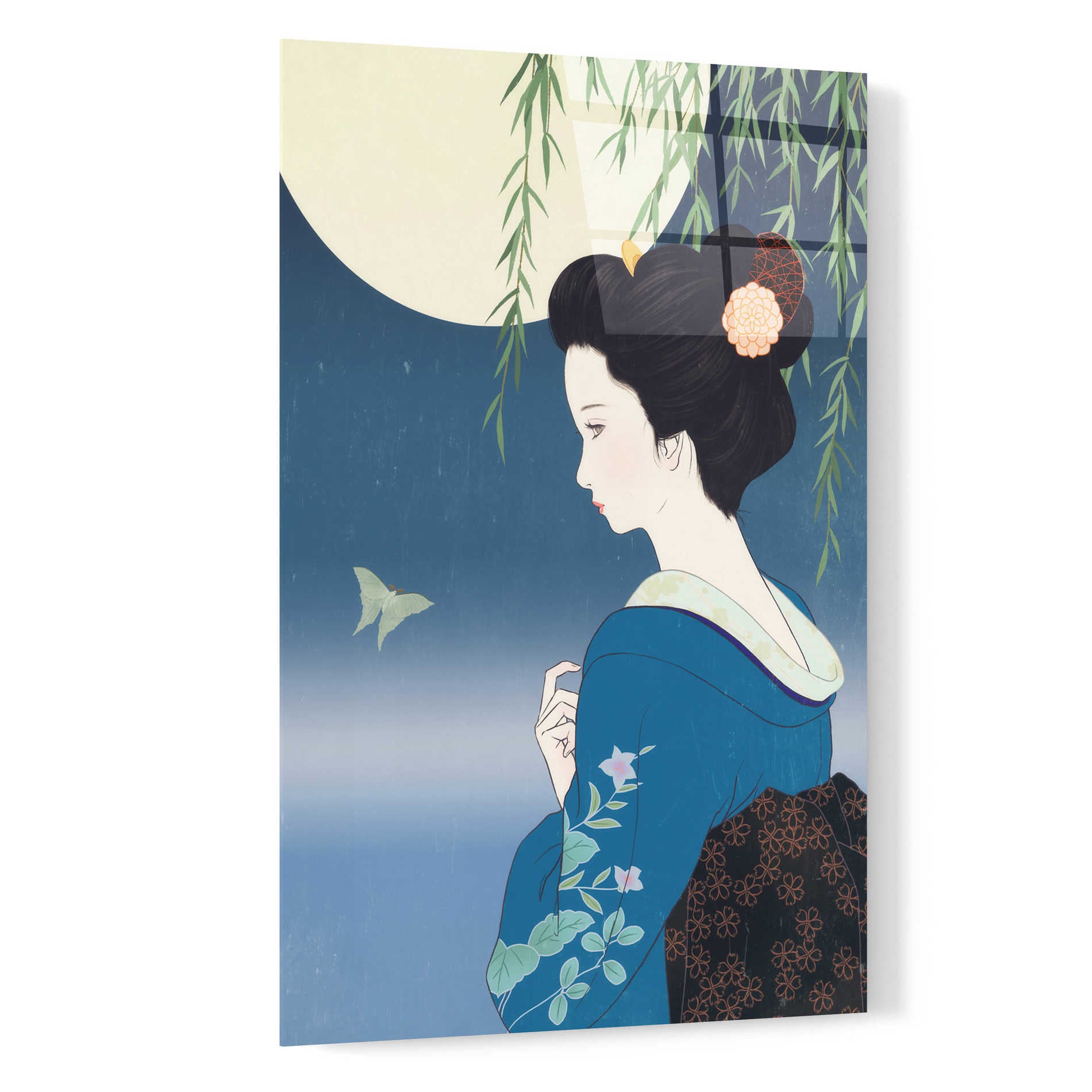 Epic Art 'Fumitsuki' by Sai Tamiya, Acrylic Glass Wall Art,16x24