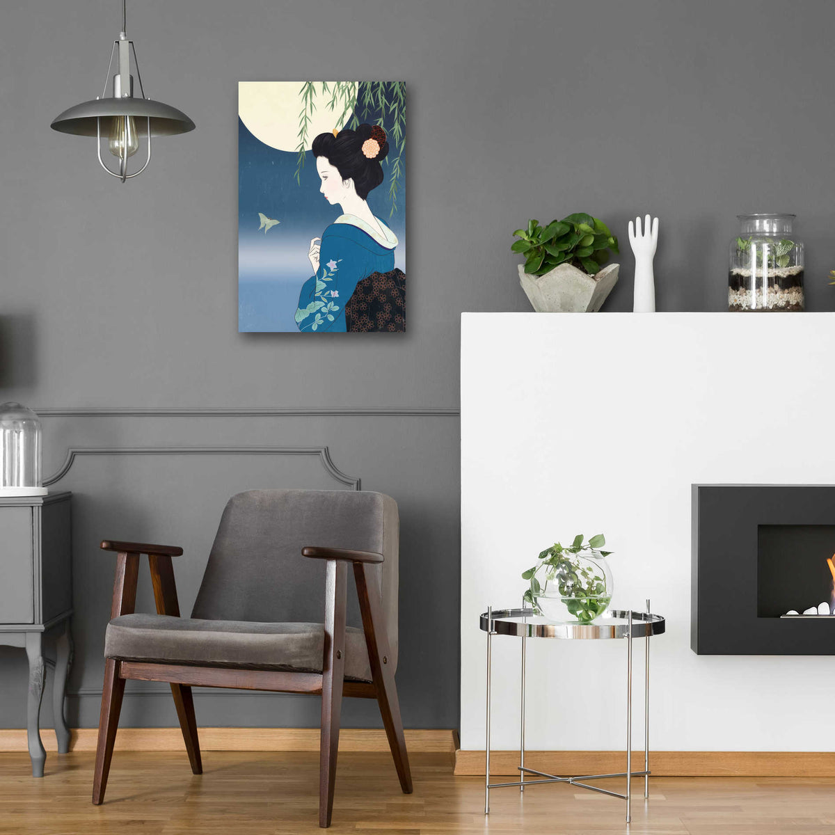 Epic Art 'Fumitsuki' by Sai Tamiya, Acrylic Glass Wall Art,16x24