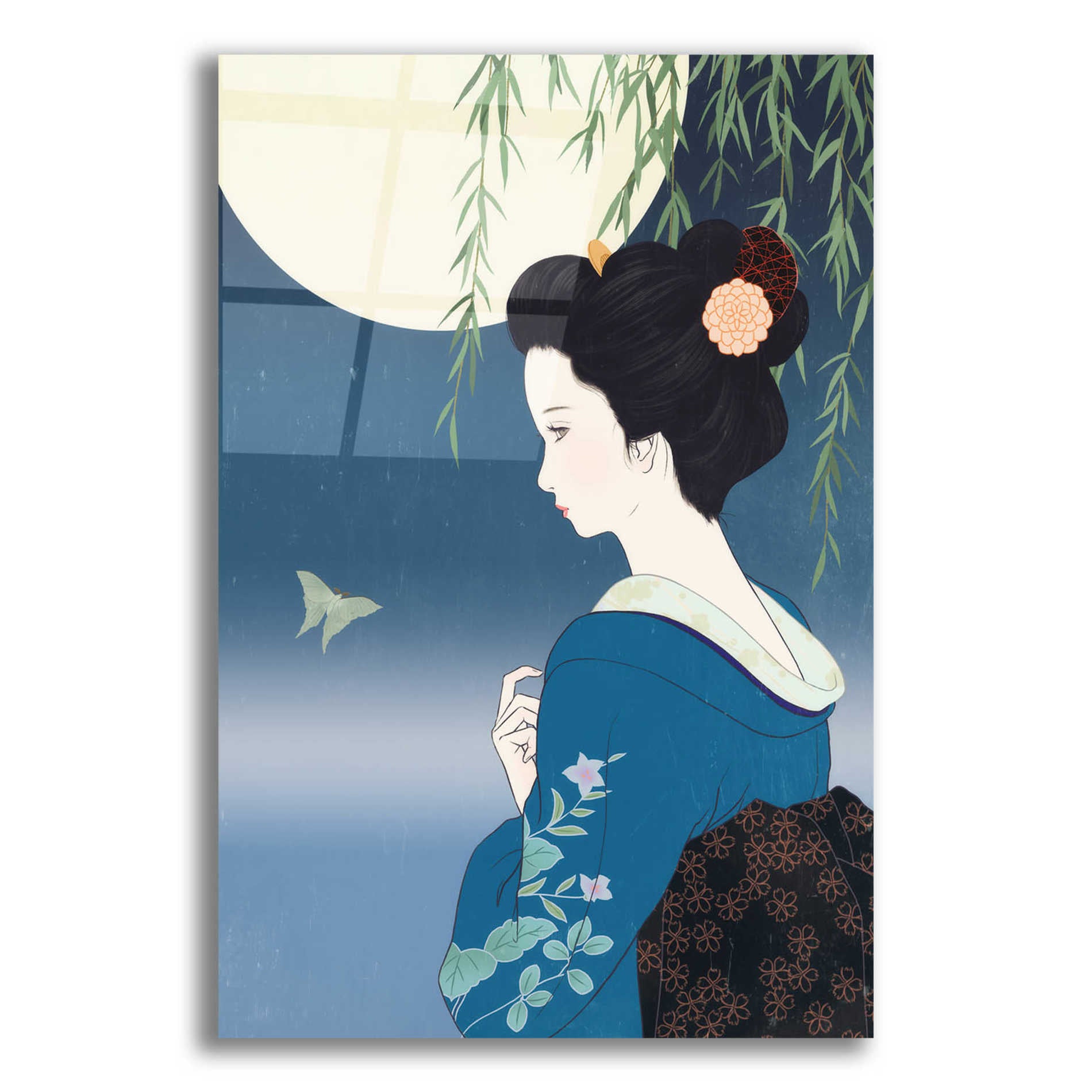 Epic Art 'Fumitsuki' by Sai Tamiya, Acrylic Glass Wall Art,16x24