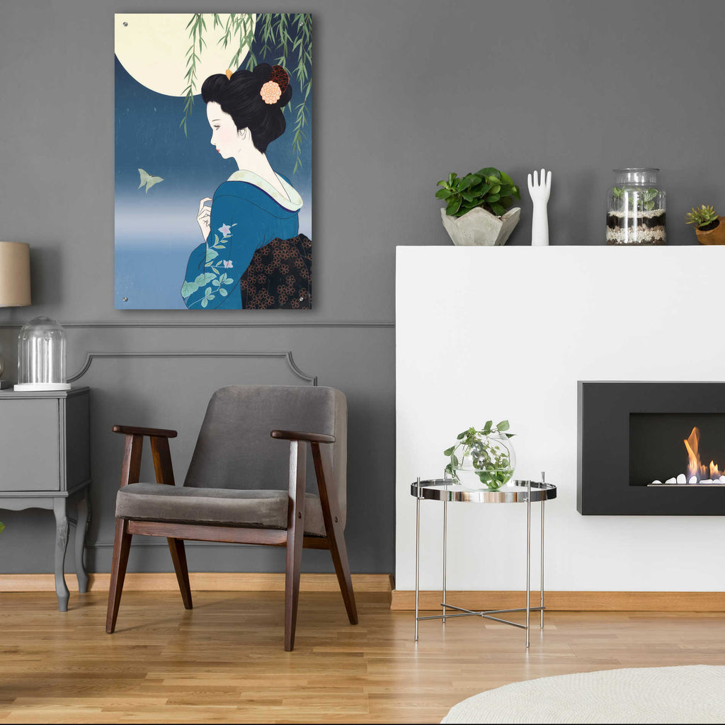 Epic Art 'Fumitsuki' by Sai Tamiya, Acrylic Glass Wall Art,24x36