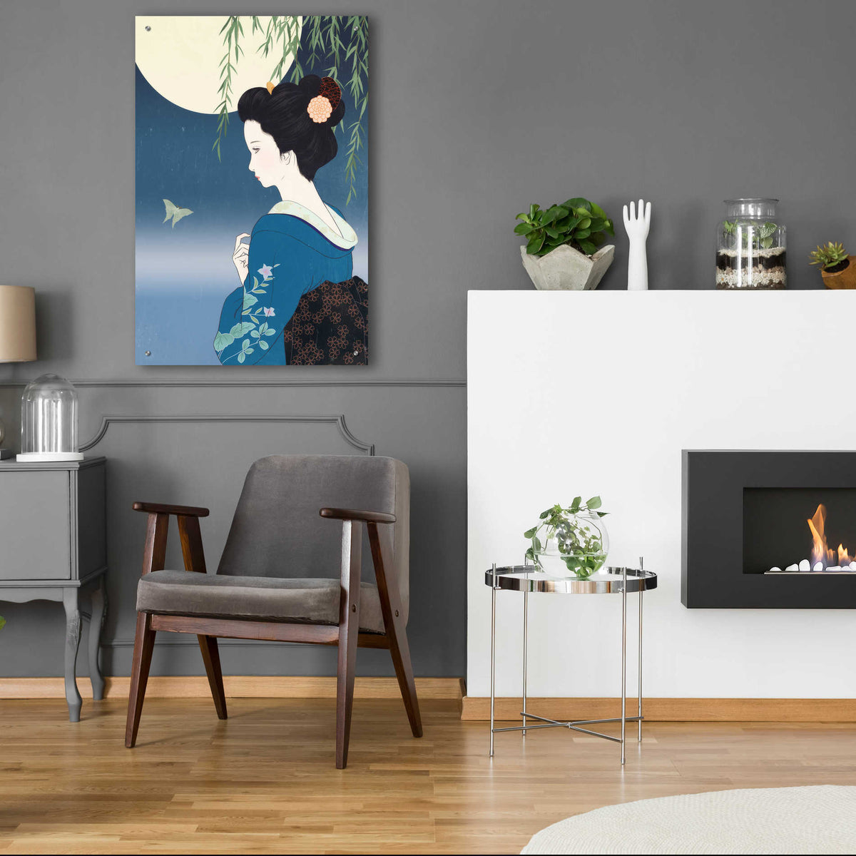 Epic Art 'Fumitsuki' by Sai Tamiya, Acrylic Glass Wall Art,24x36