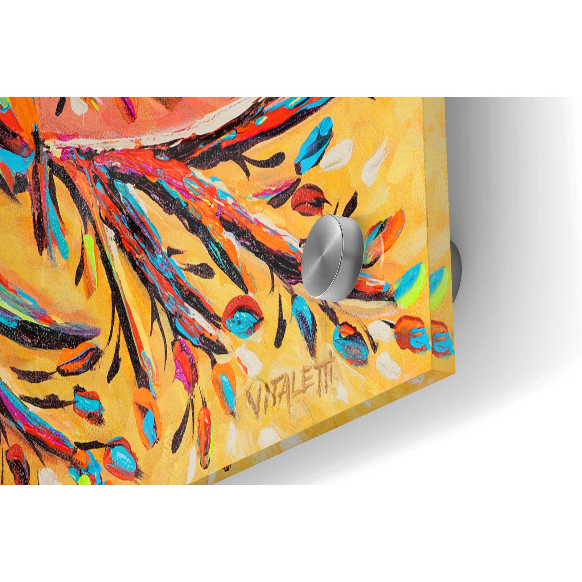 Epic Art 'Sunrise Treetops Birds II' by Carolee Vitaletti, Acrylic Glass Wall Art,36x24