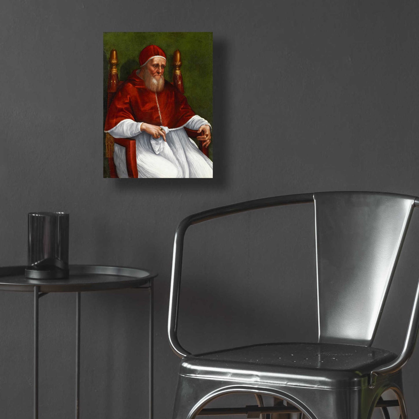 Epic Art 'Portrait of Pope Julius II' by Raphael, Acrylic Glass Wall Art,12x16