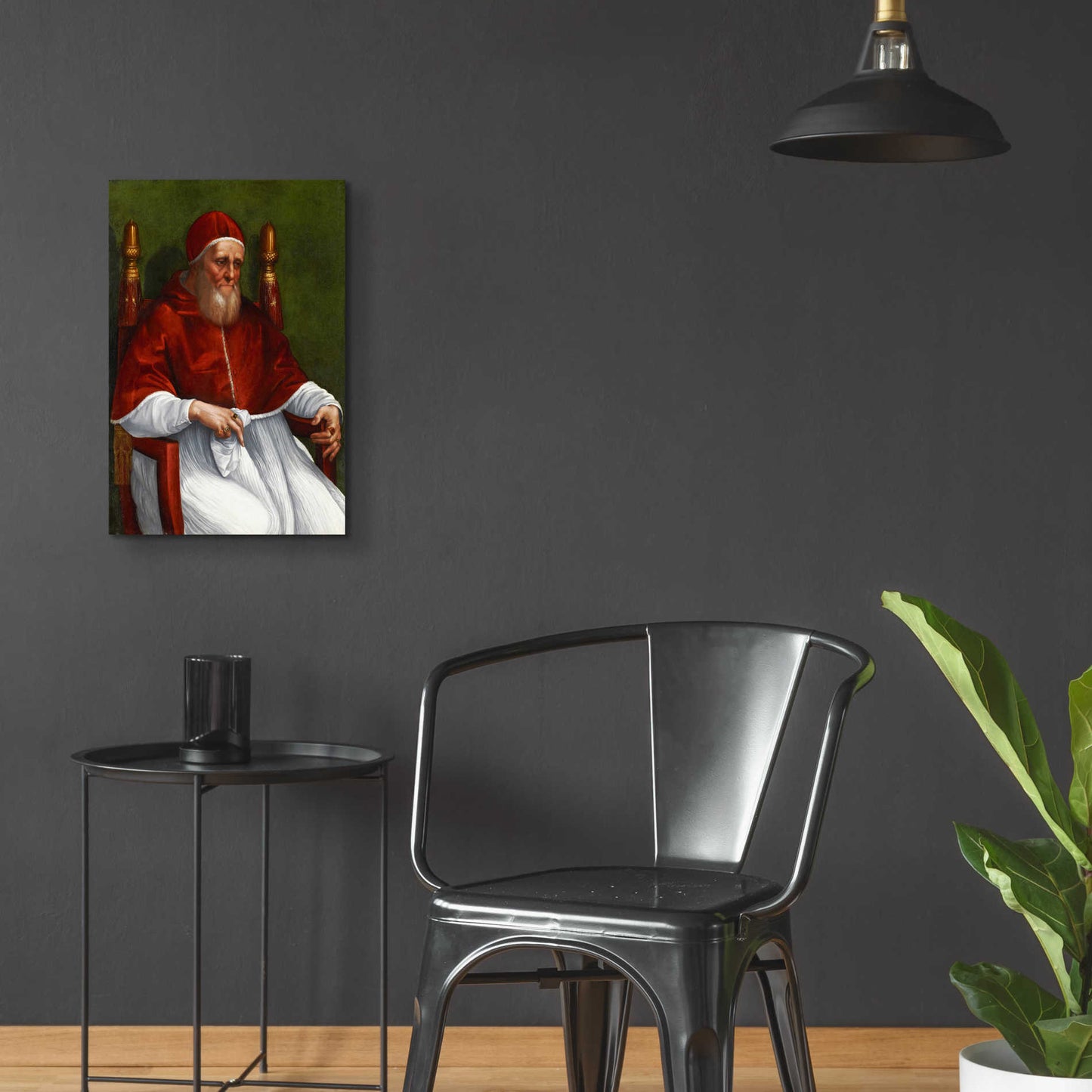 Epic Art 'Portrait of Pope Julius II' by Raphael, Acrylic Glass Wall Art,16x24