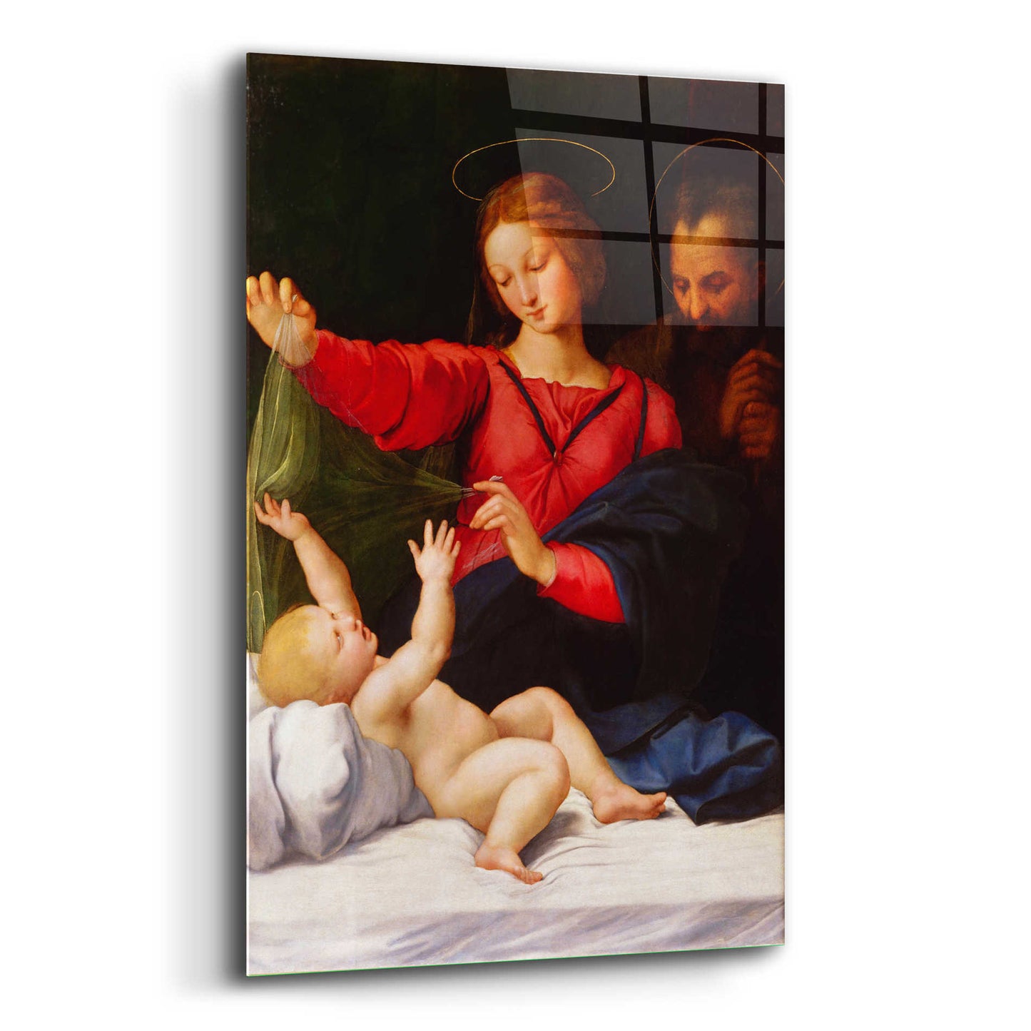 Epic Art 'Madonna of Loreto' by Raphael, Acrylic Glass Wall Art,12x16