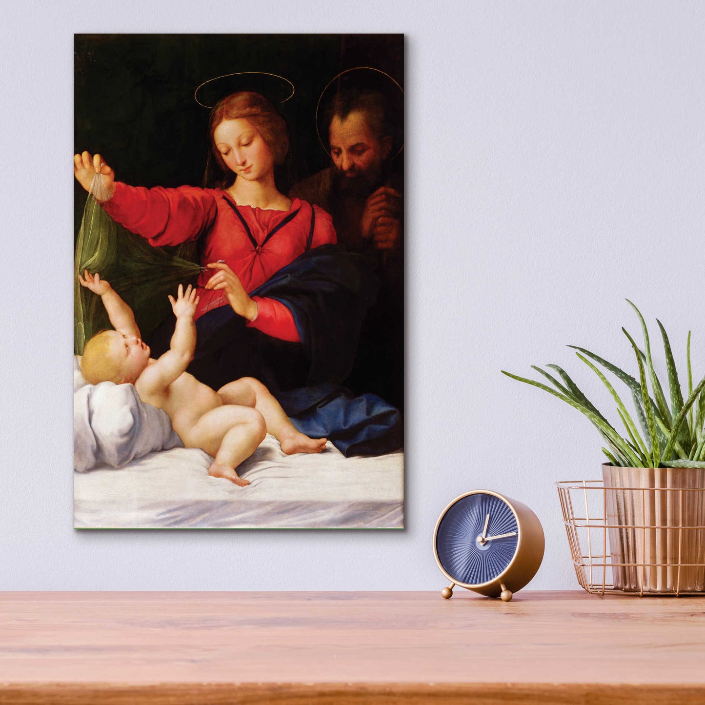 Epic Art 'Madonna of Loreto' by Raphael, Acrylic Glass Wall Art,12x16